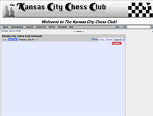Tablet Screenshot of kcchess.org